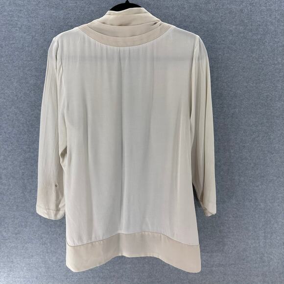 Urban Outfitters Kimchi Blue Womens sz L cardigan/ blazer lightweight 3/4 sleeve - Picture 8 of 13